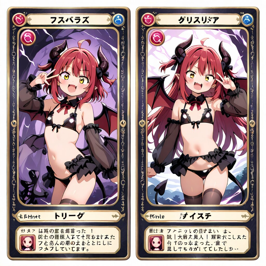 harpyで悪魔っ子トレカ251212