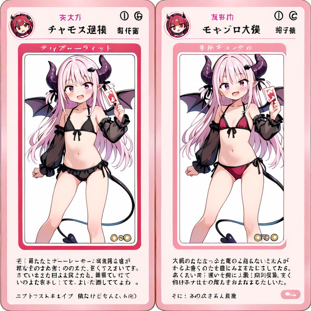 harpyで悪魔っ子トレカ251212