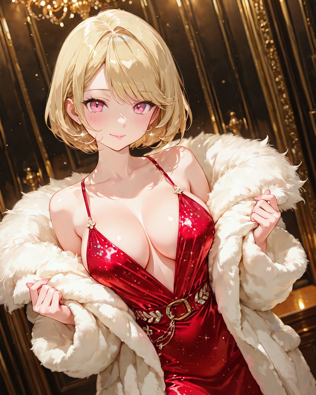 ロイヤルなフェイクファー