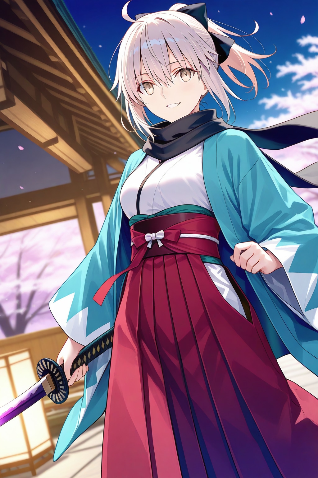 UNICORN版　沖田総司(セイバー) で降臨した姿　その２　ー FGO ー