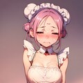 嫌な顔をしながら顔射されたメイド 5枚目