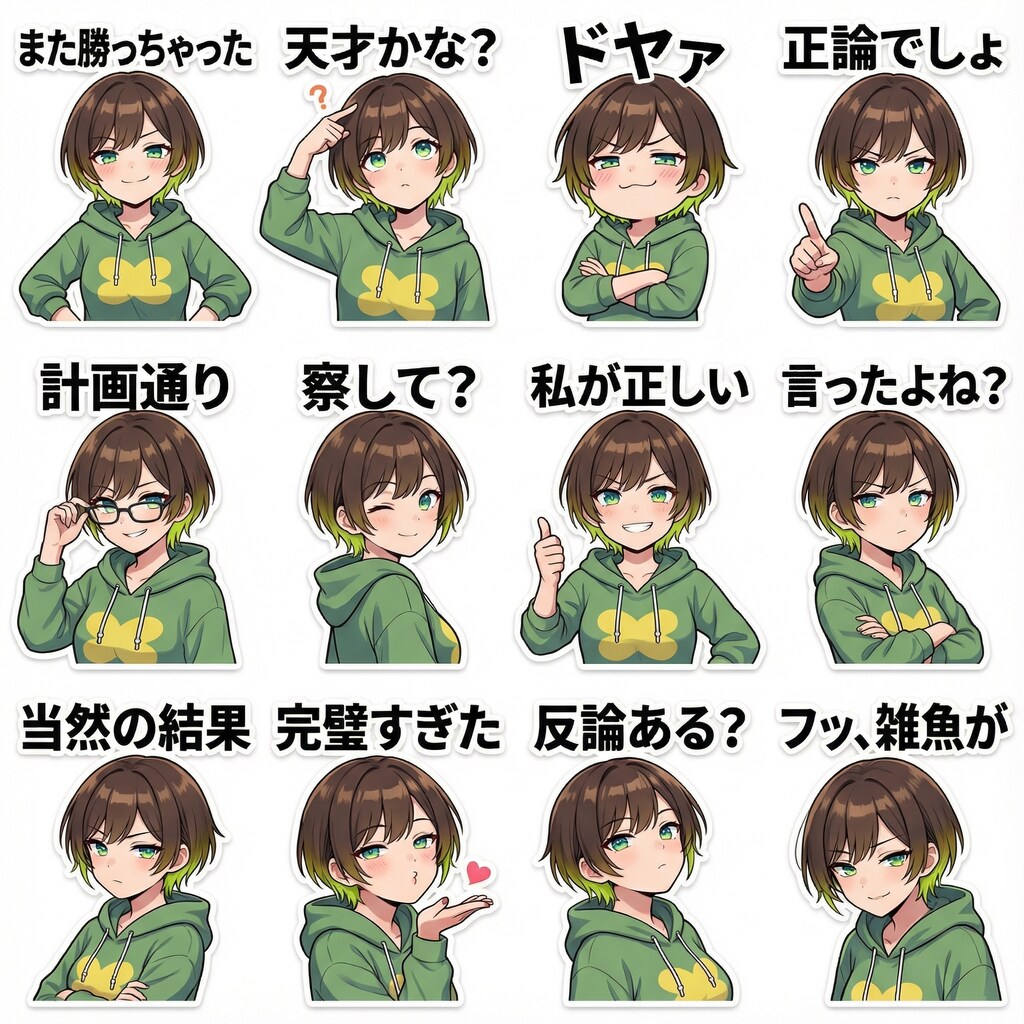 352 LINEスタンプになったボーイッシュ(発売しない)