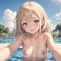 全裸プール 2枚目