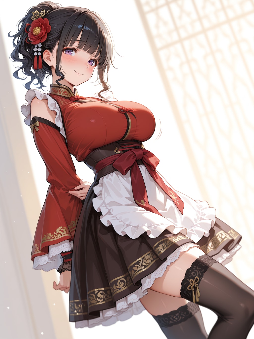 お嬢様チャイナメイド