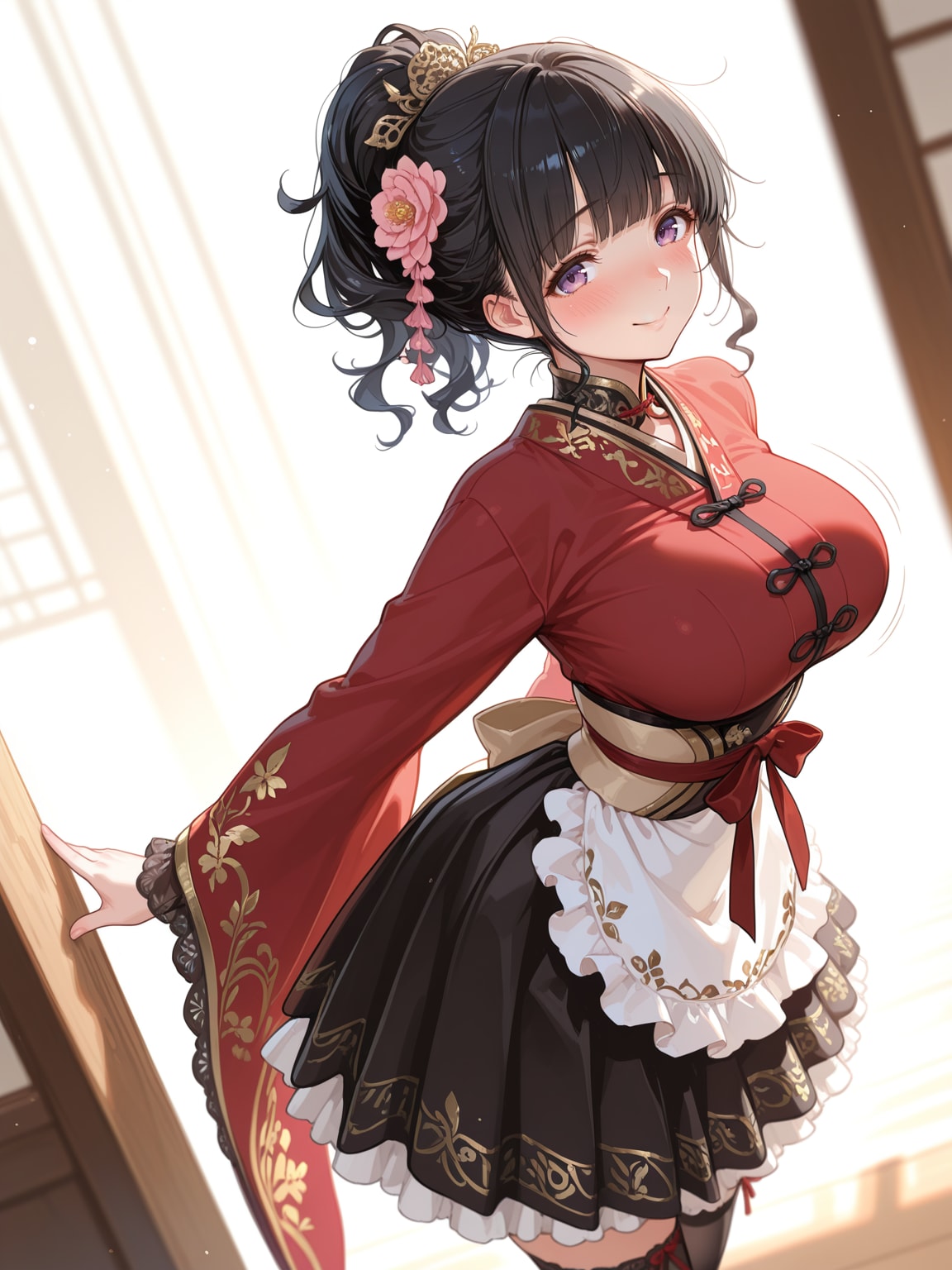 お嬢様チャイナメイド | の人気AIイラスト・グラビア