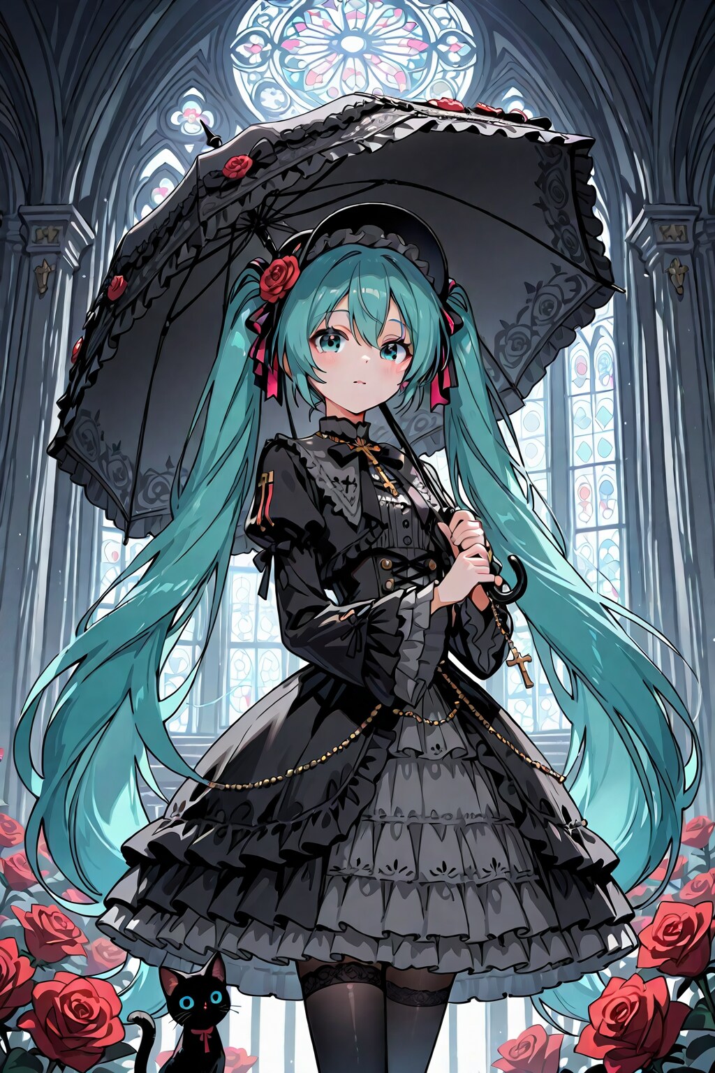 BONSAI 初音ミク ゴスロリ カウボーイショット