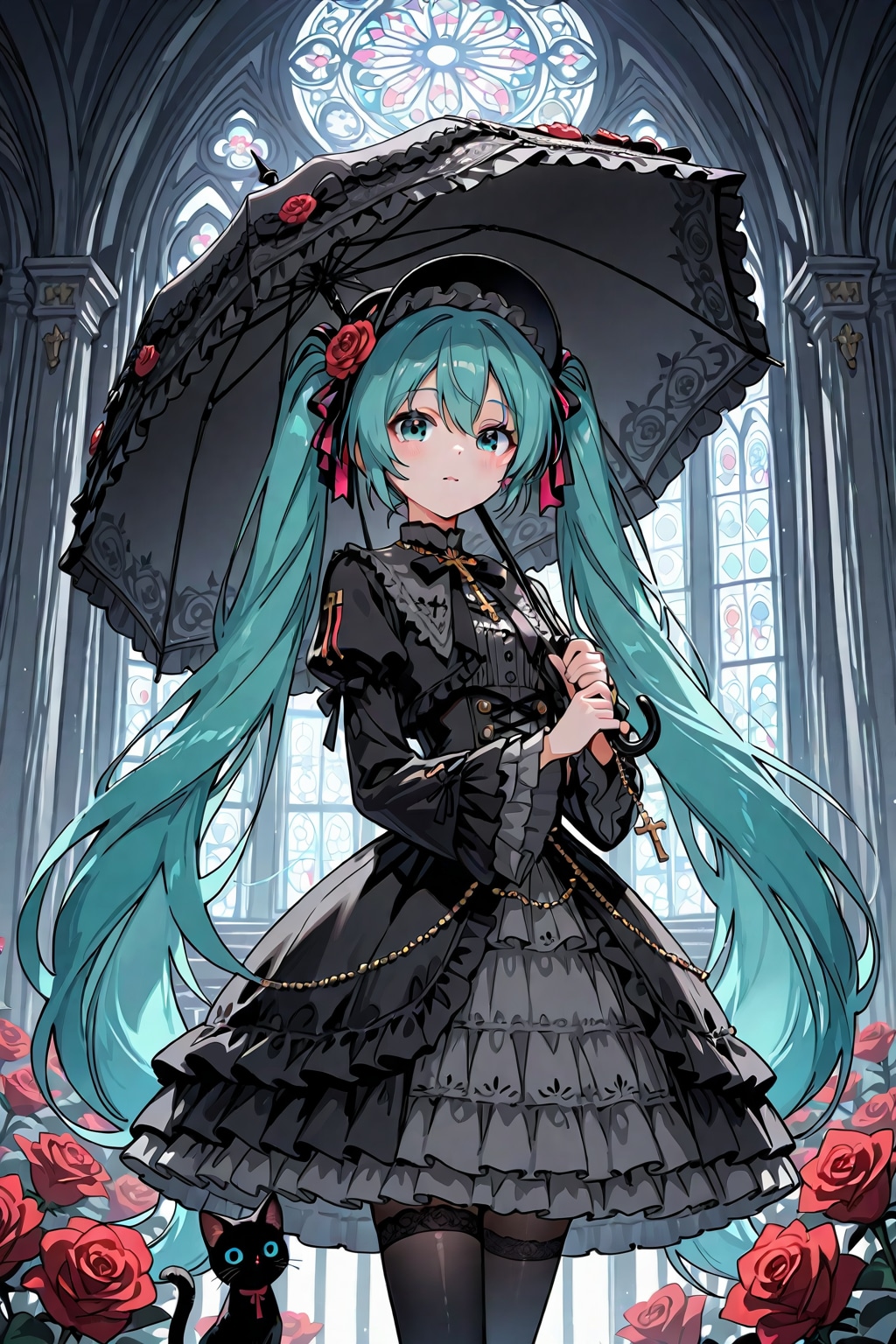 BONSAI 初音ミク ゴスロリ カウボーイショット