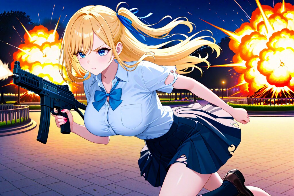 バトルロワイヤル映画風ナミちゃん