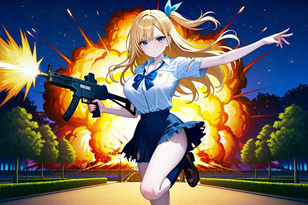 バトルロワイヤル映画風ナミちゃん