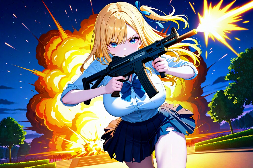 バトルロワイヤル映画風ナミちゃん