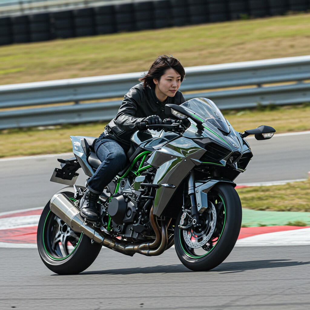 サーキットのお姉さん