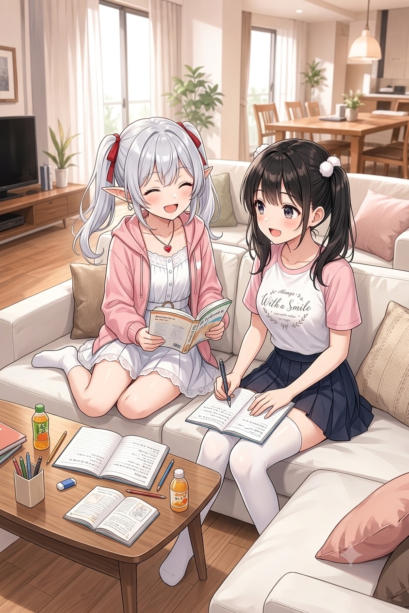 うっとこのこさんの千夏さんとシロネさん