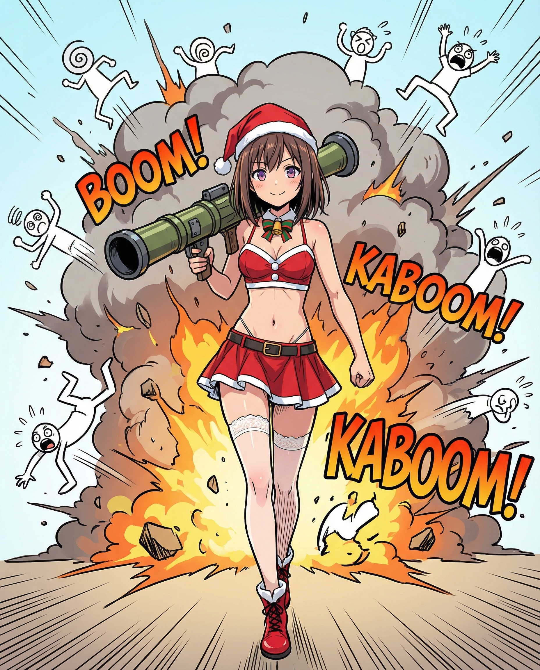 聖夜にいちゃつくなんてけしからん！