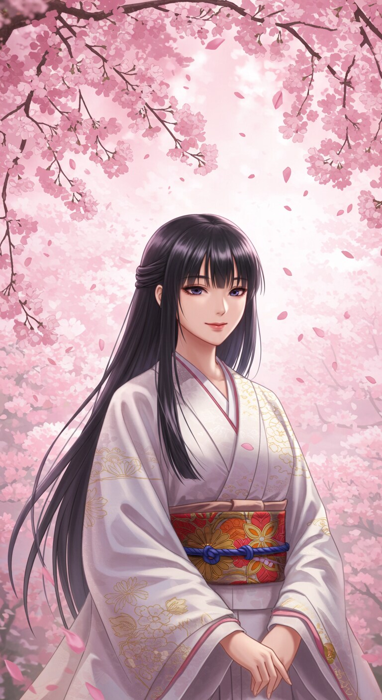 日本異世界の姫君の花見