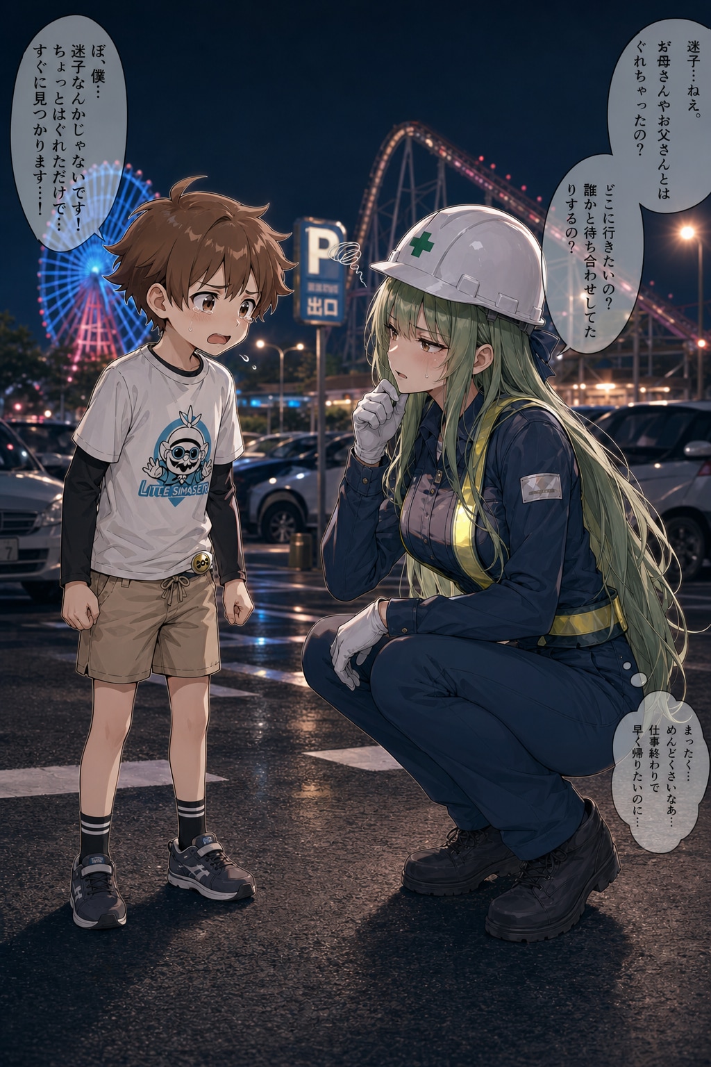 お久しぶりの名護屋恵美と、成司くん