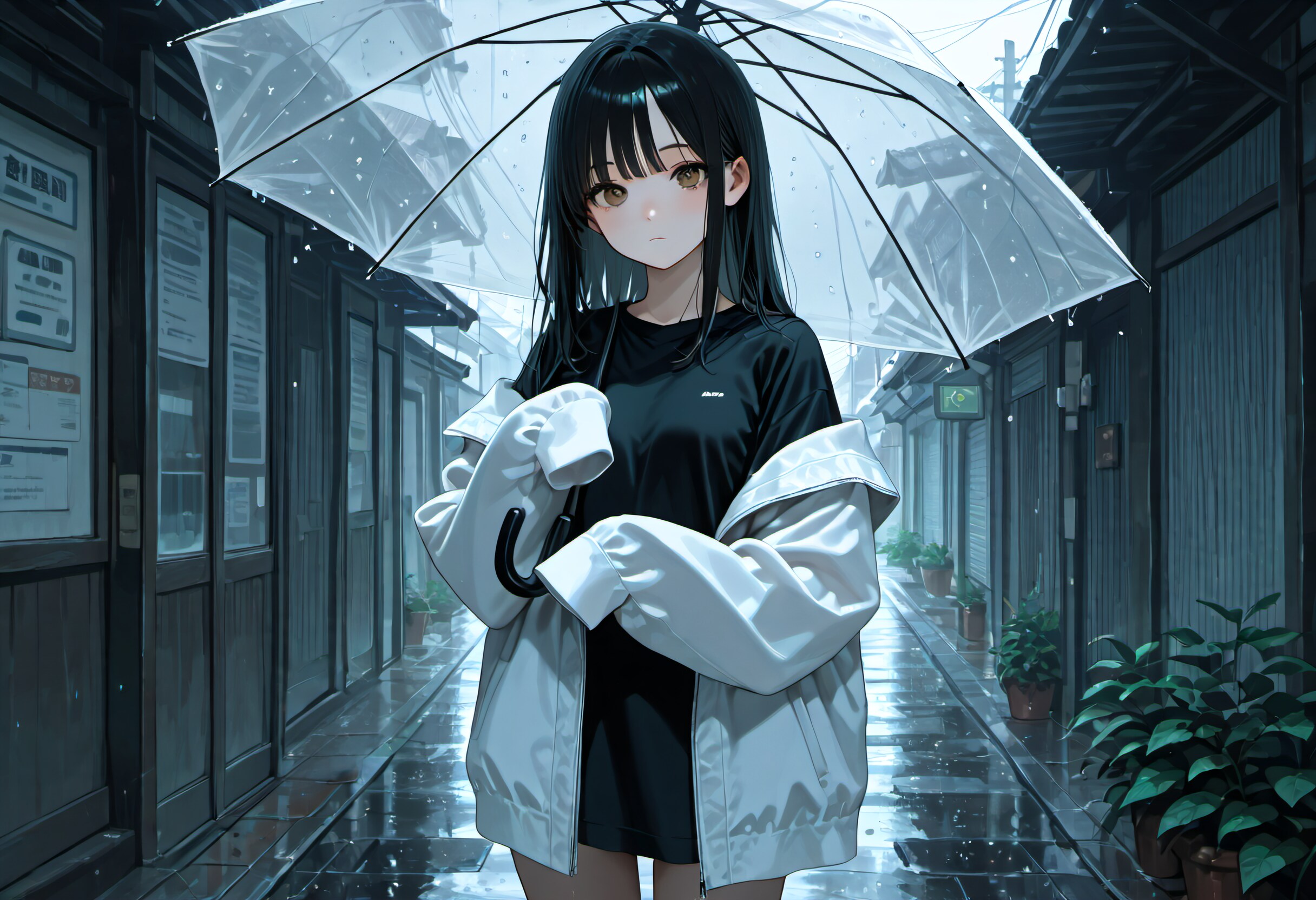 傘越しの沈黙