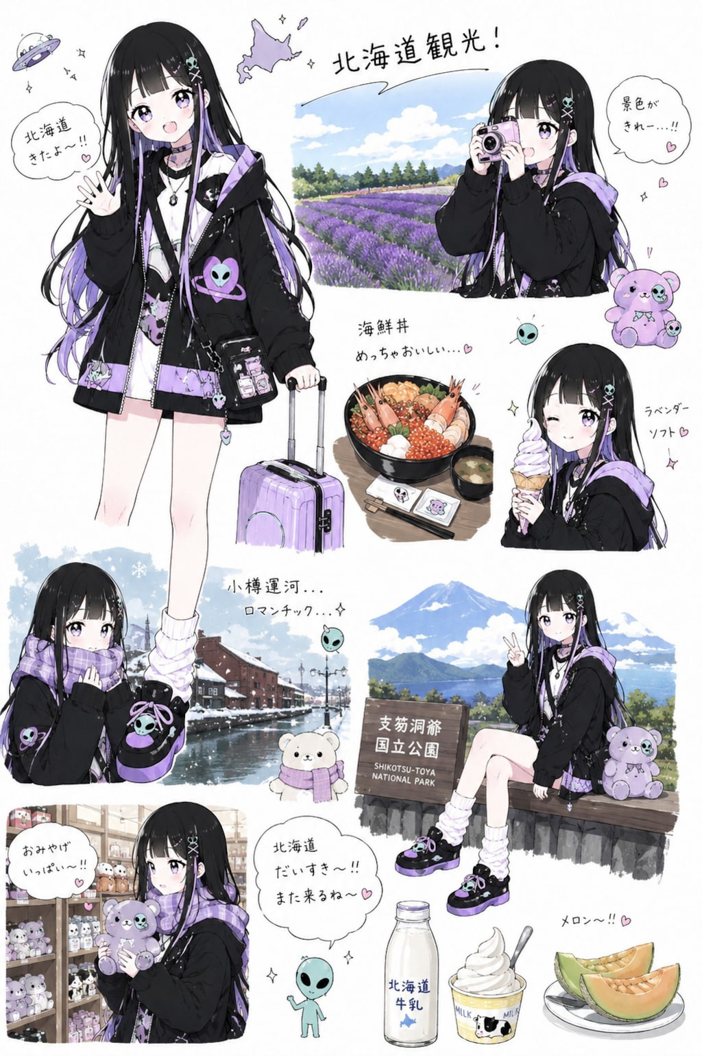 ぽっぽちゃん北海道旅行