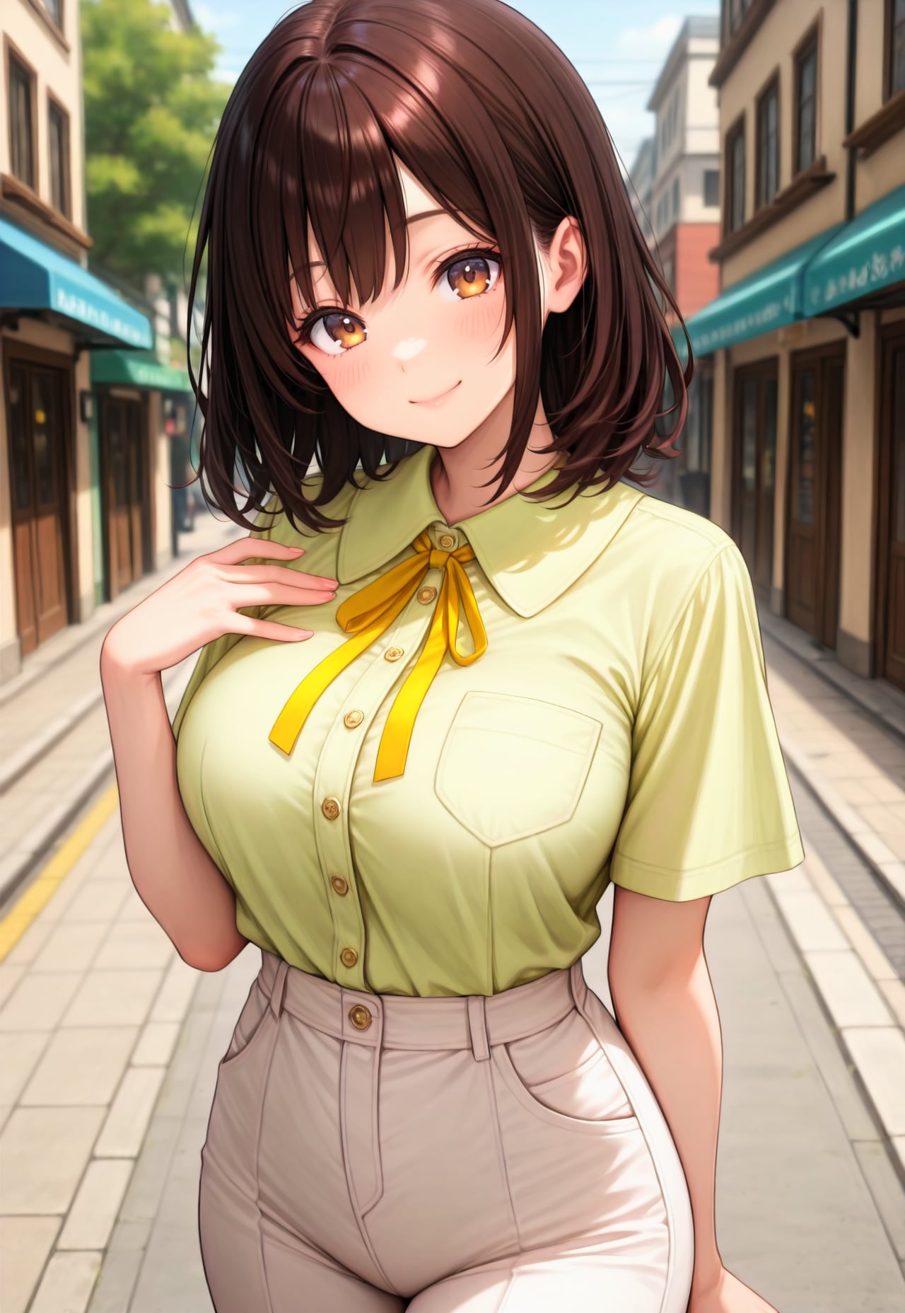 570（黄緑色のブラウス）