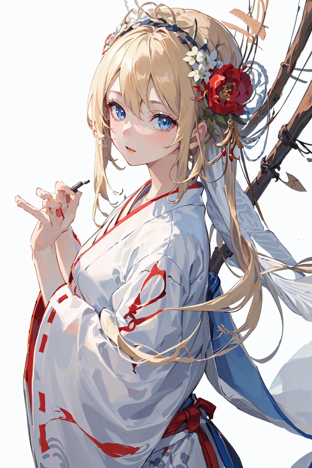 巫女と桜#3