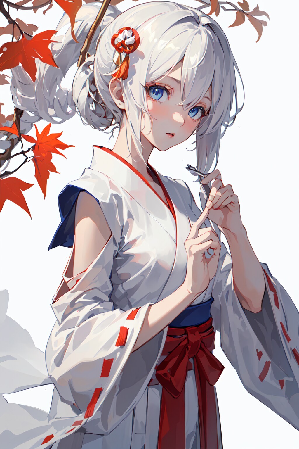 巫女と桜#3
