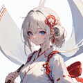 巫女と桜#3 4枚目