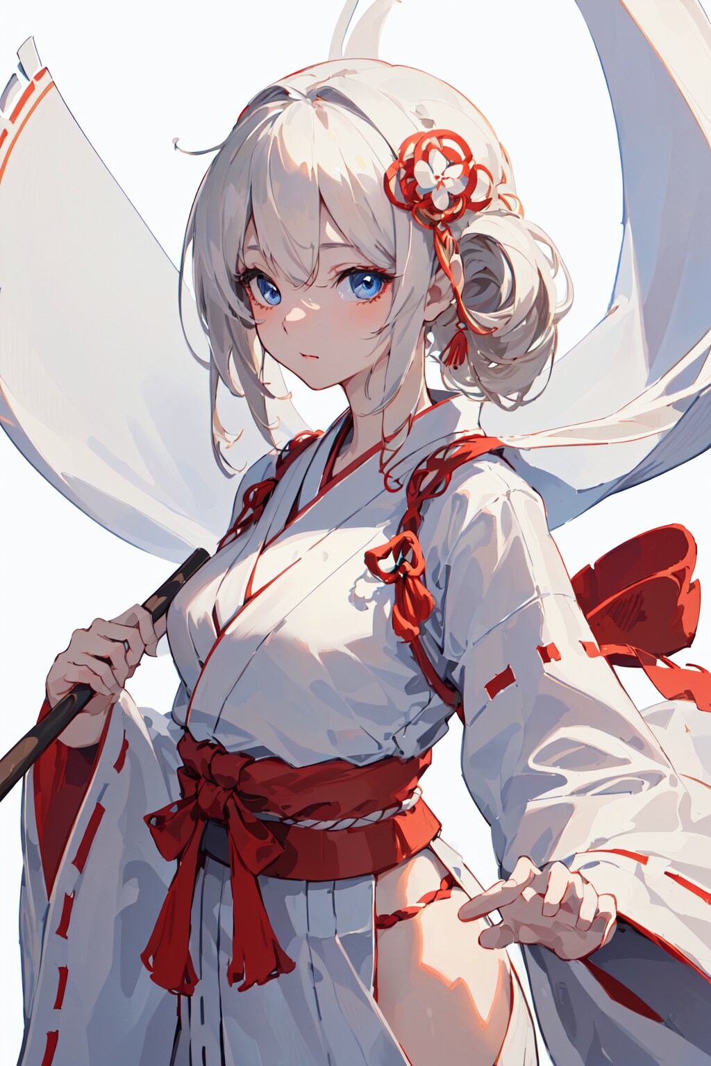 巫女と桜#3