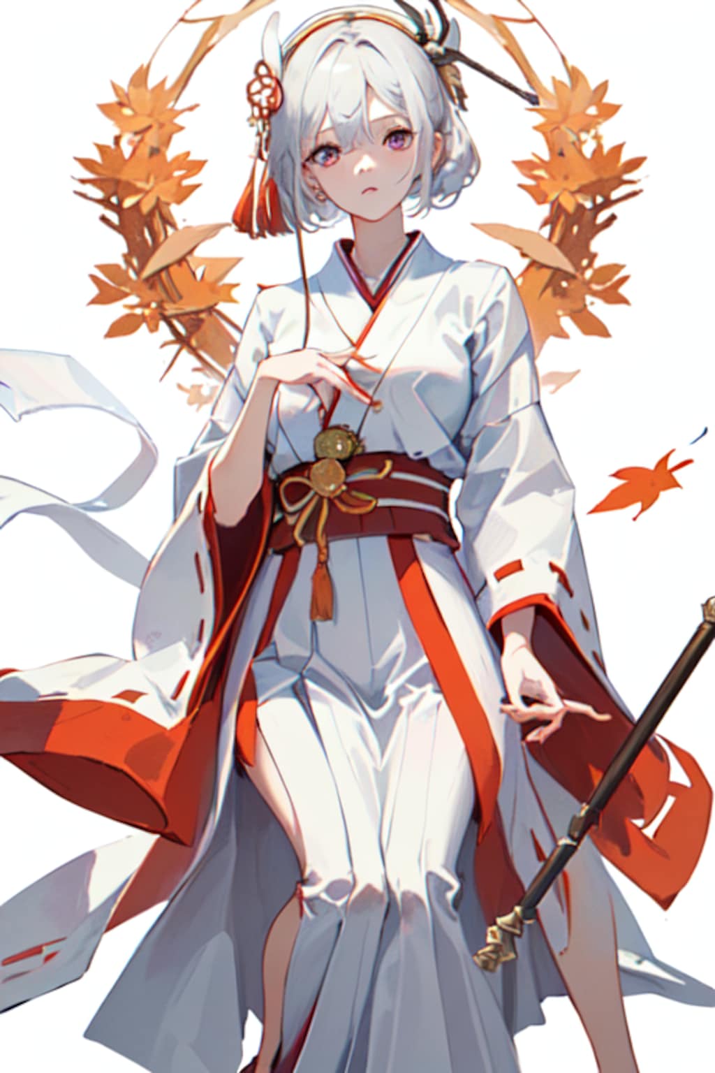 巫女と桜#3