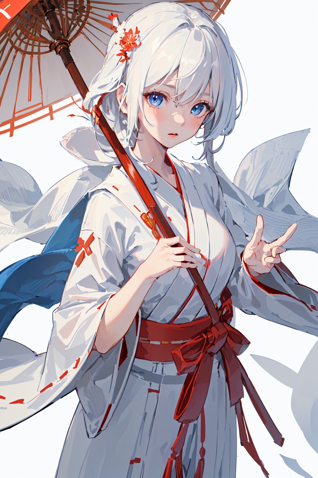 巫女と桜#3