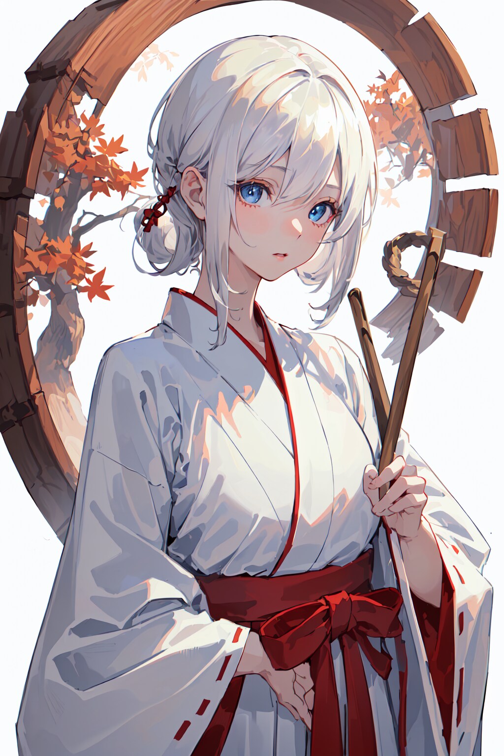 巫女と桜#3