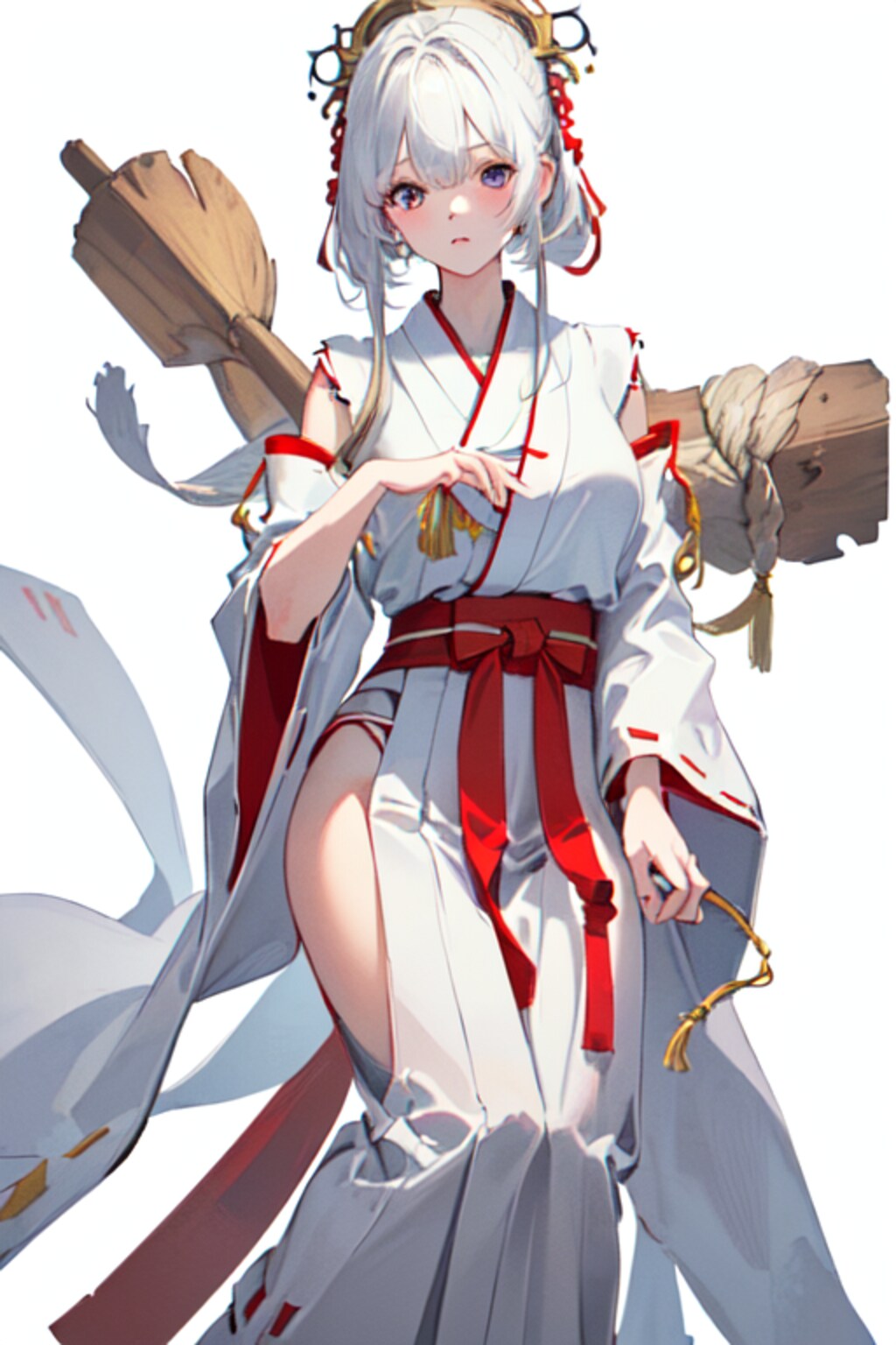 巫女と桜#3