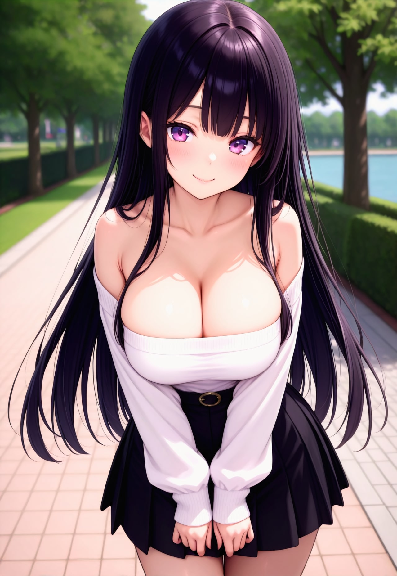 384（白いオフショル）