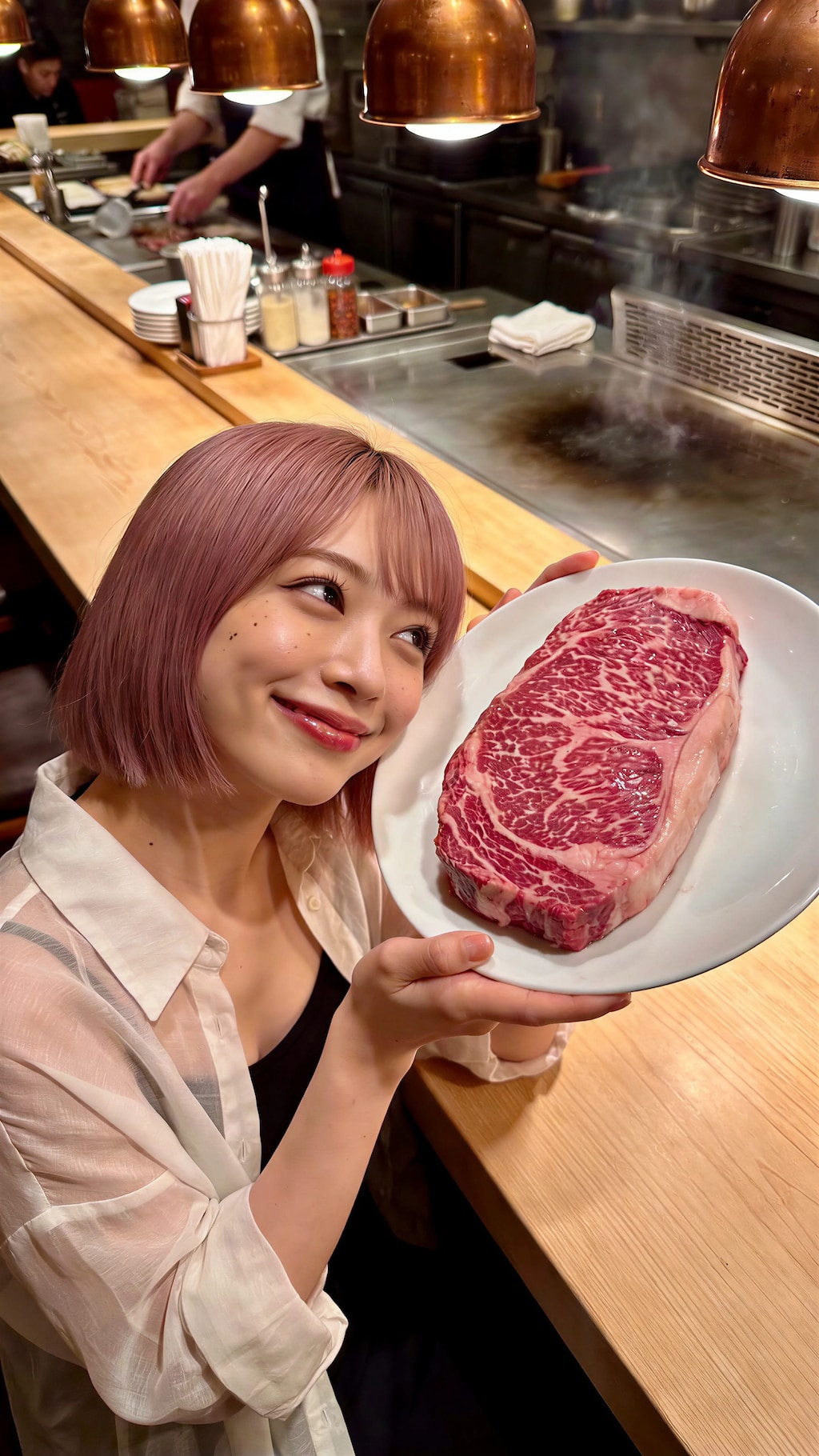 Portrait with a Perfect Marbling