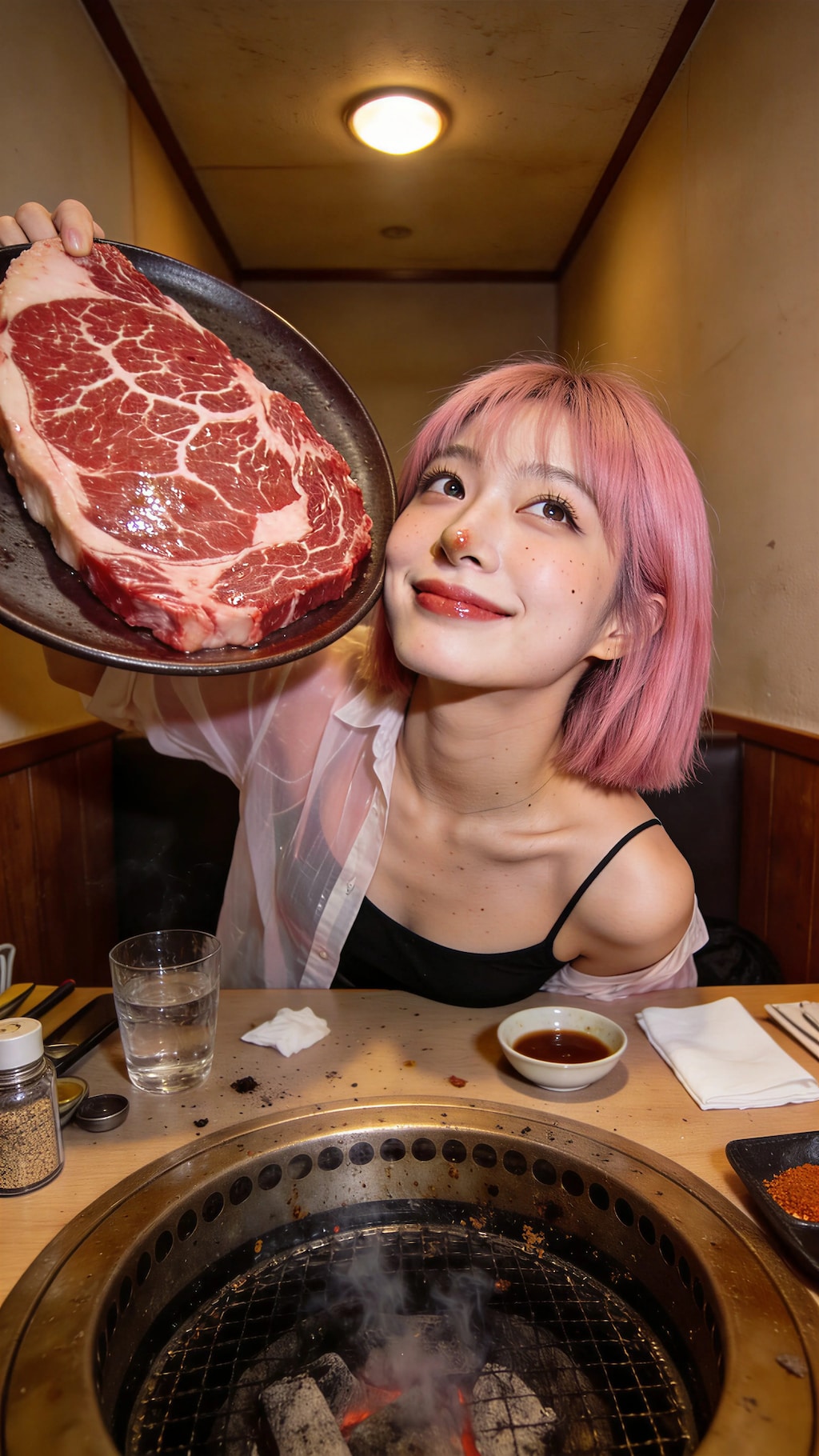 Portrait with a Perfect Marbling