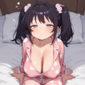 眠い女の子 3枚目