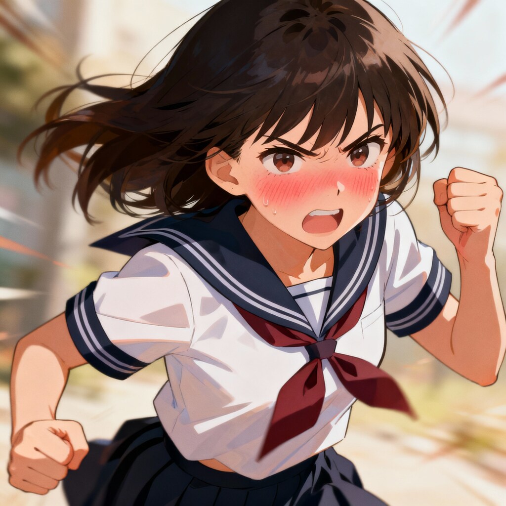 ナンバ癖の彼氏に怒りの鉄拳💢