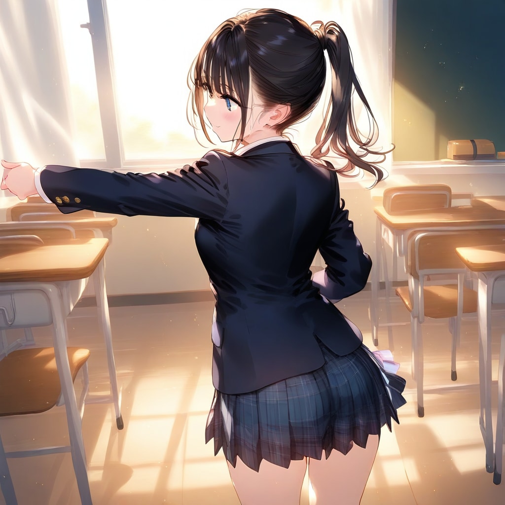 何か見つけた彼女 | の人気AIイラスト・グラビア