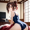和室で水着🍘🍊 7枚目