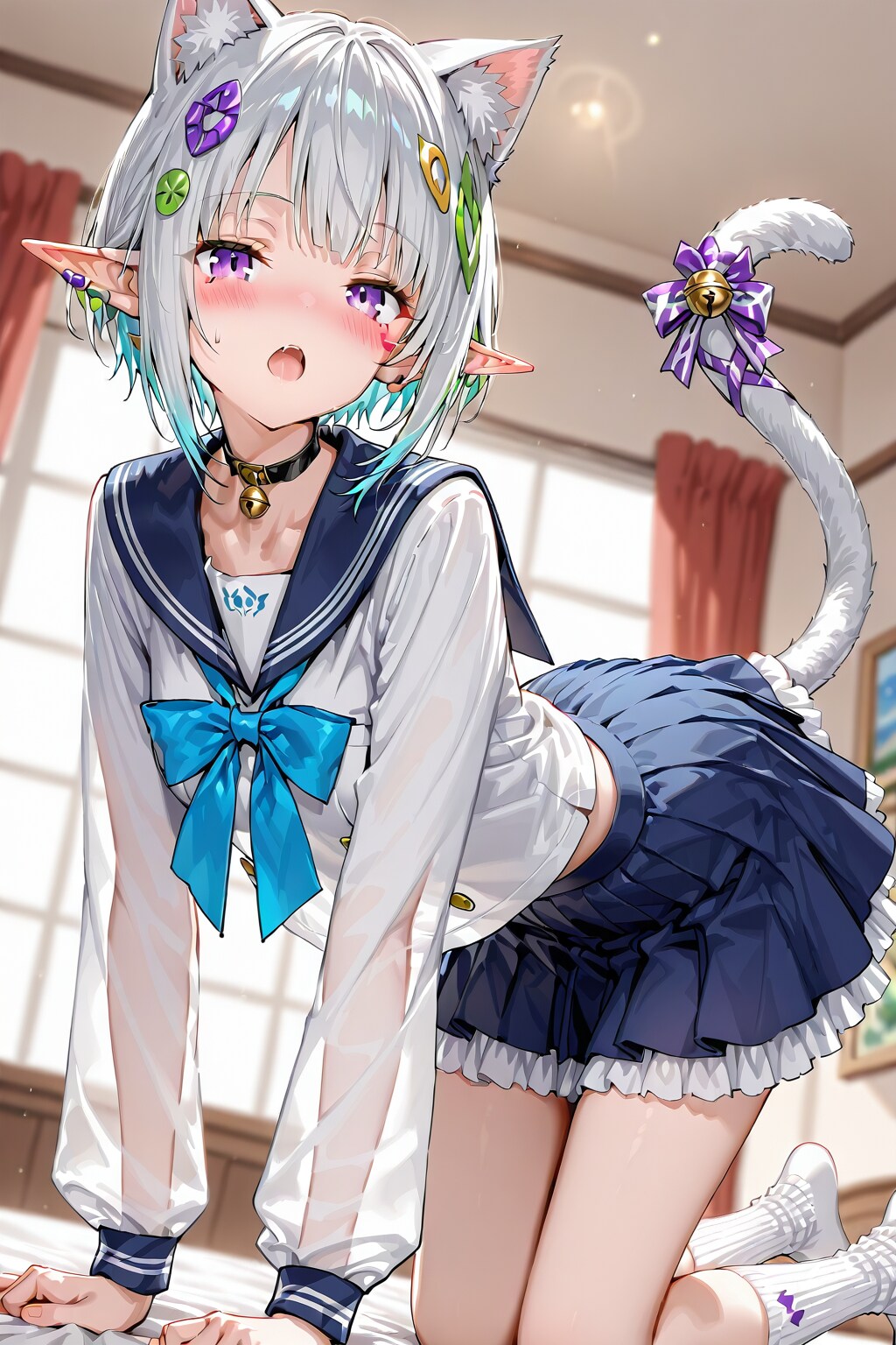 猫エルフ | の人気AIイラスト・グラビア