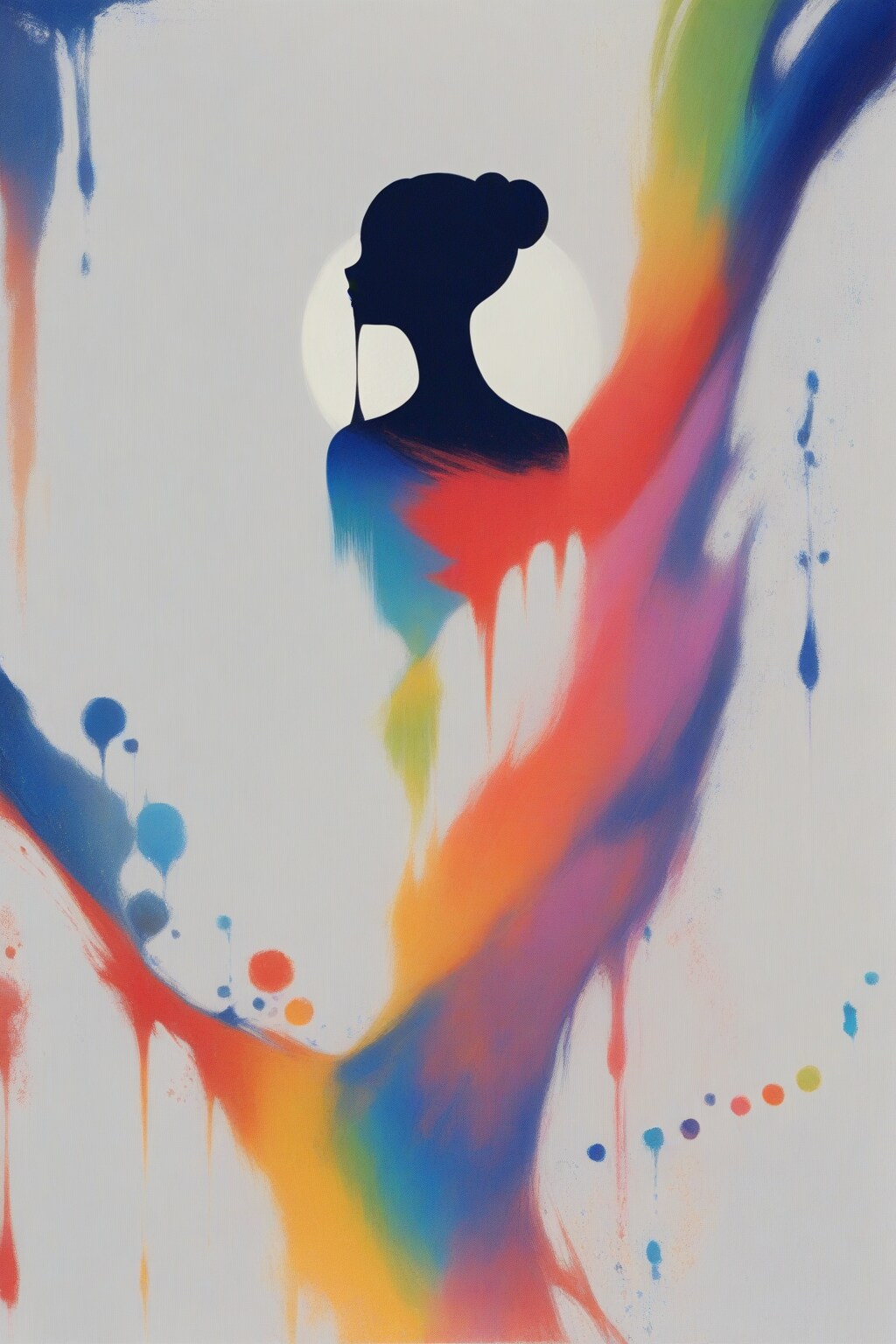 ドリッピング・シルエット | の人気AIイラスト・グラビア