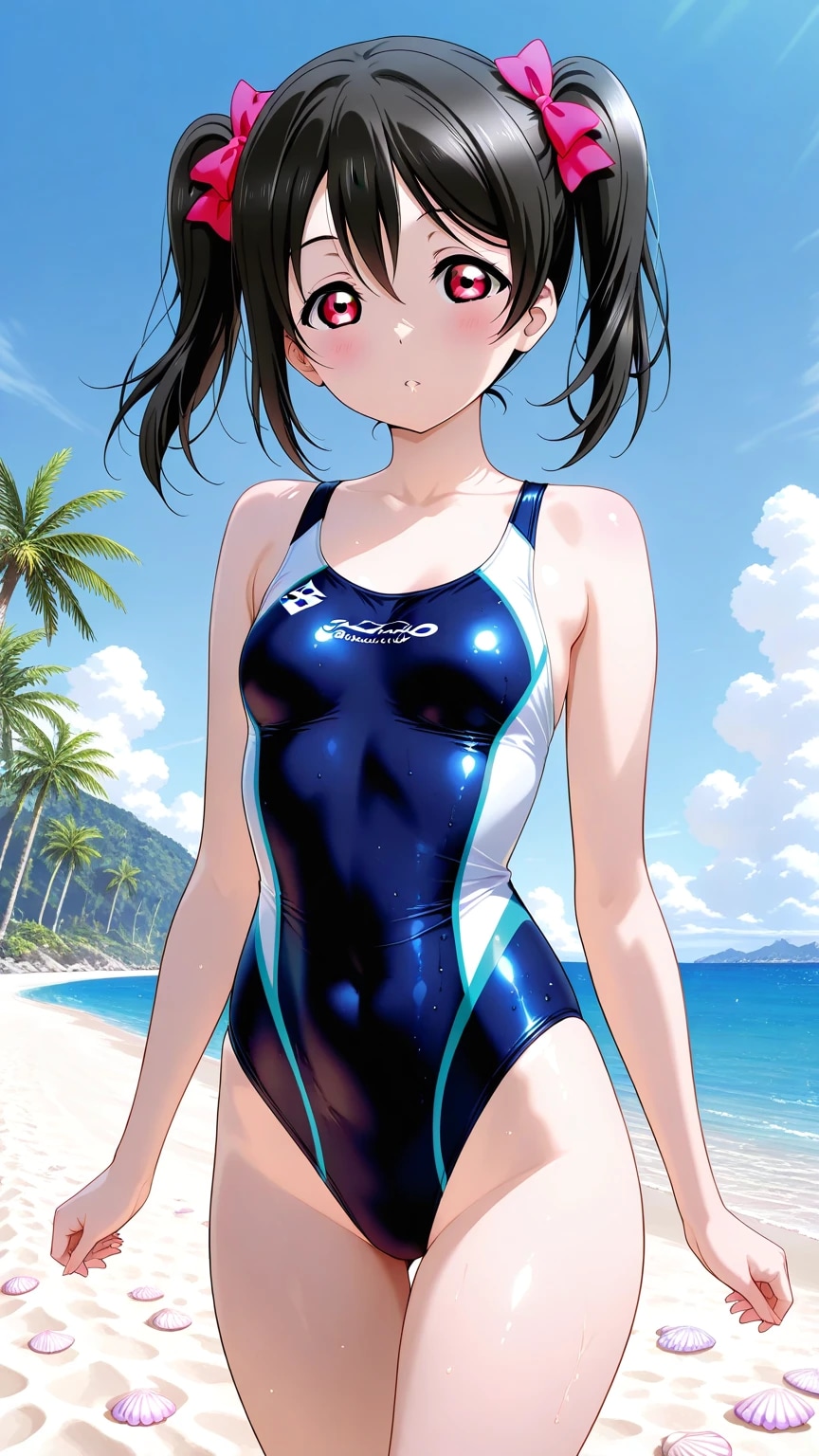 南の海で競泳！？