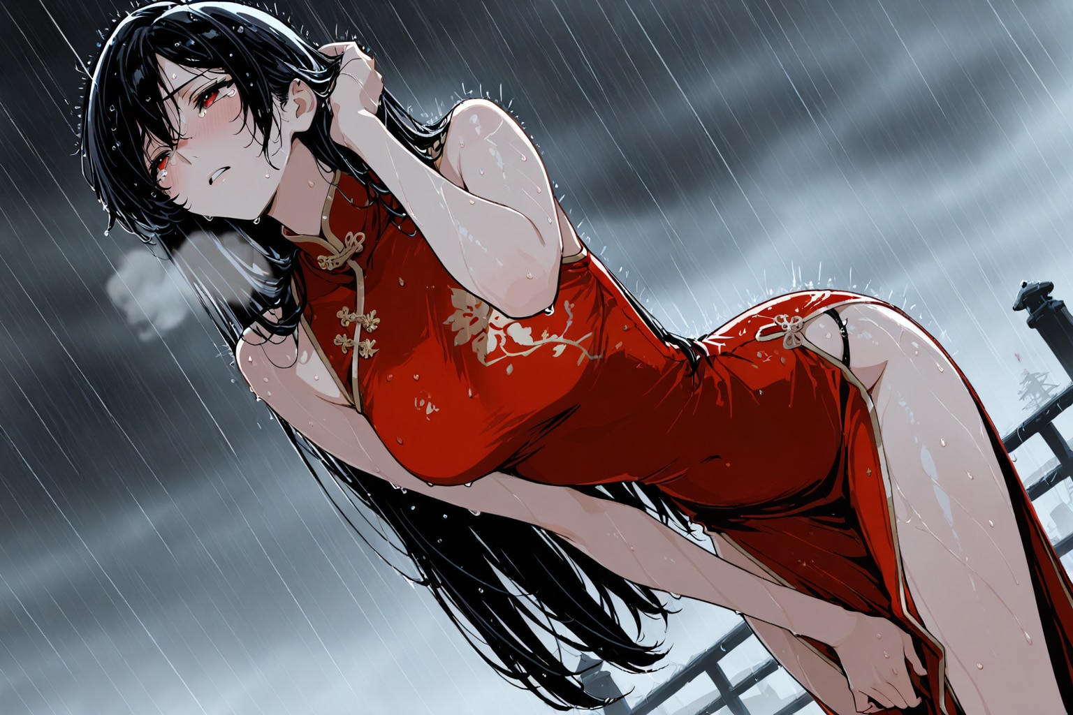 APRICOT 雨でずぶ濡れししょちゃん