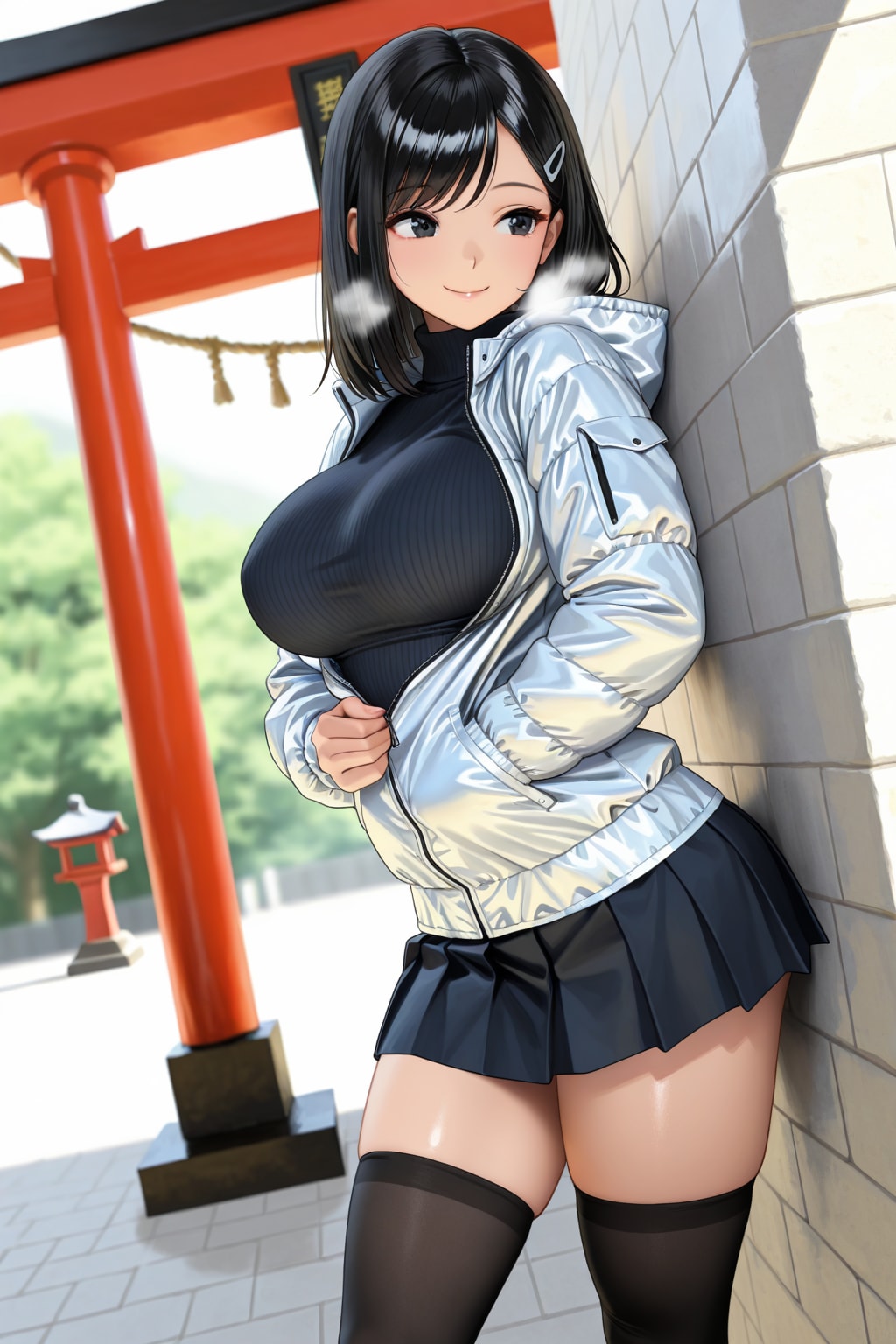 初詣にいたお姉さん