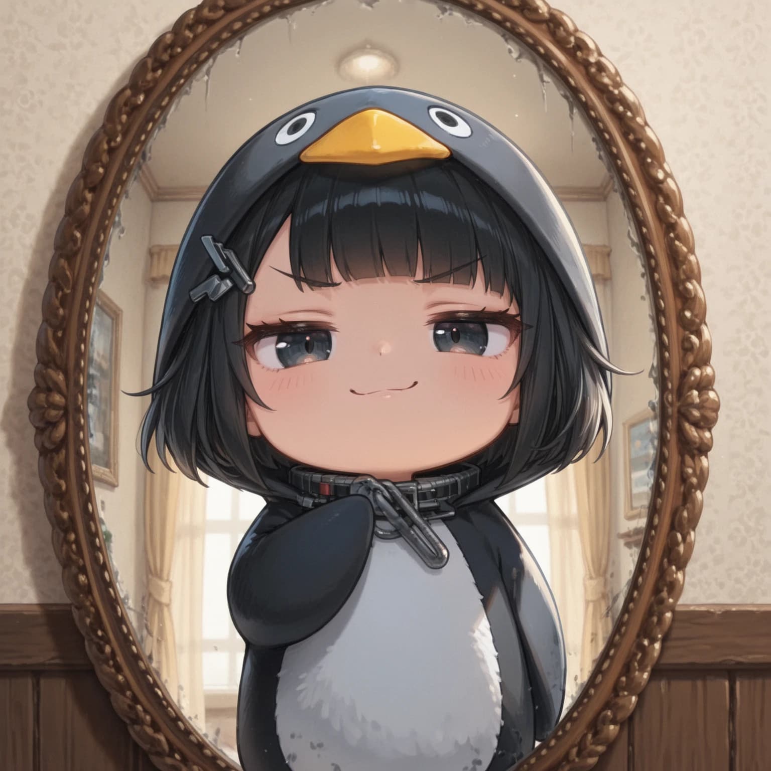 鏡とググガガ | の人気AIイラスト・グラビア