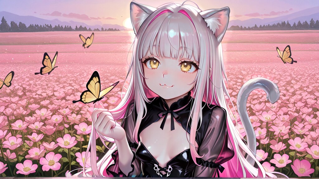 顔のプロンプト色々変えた蝶々