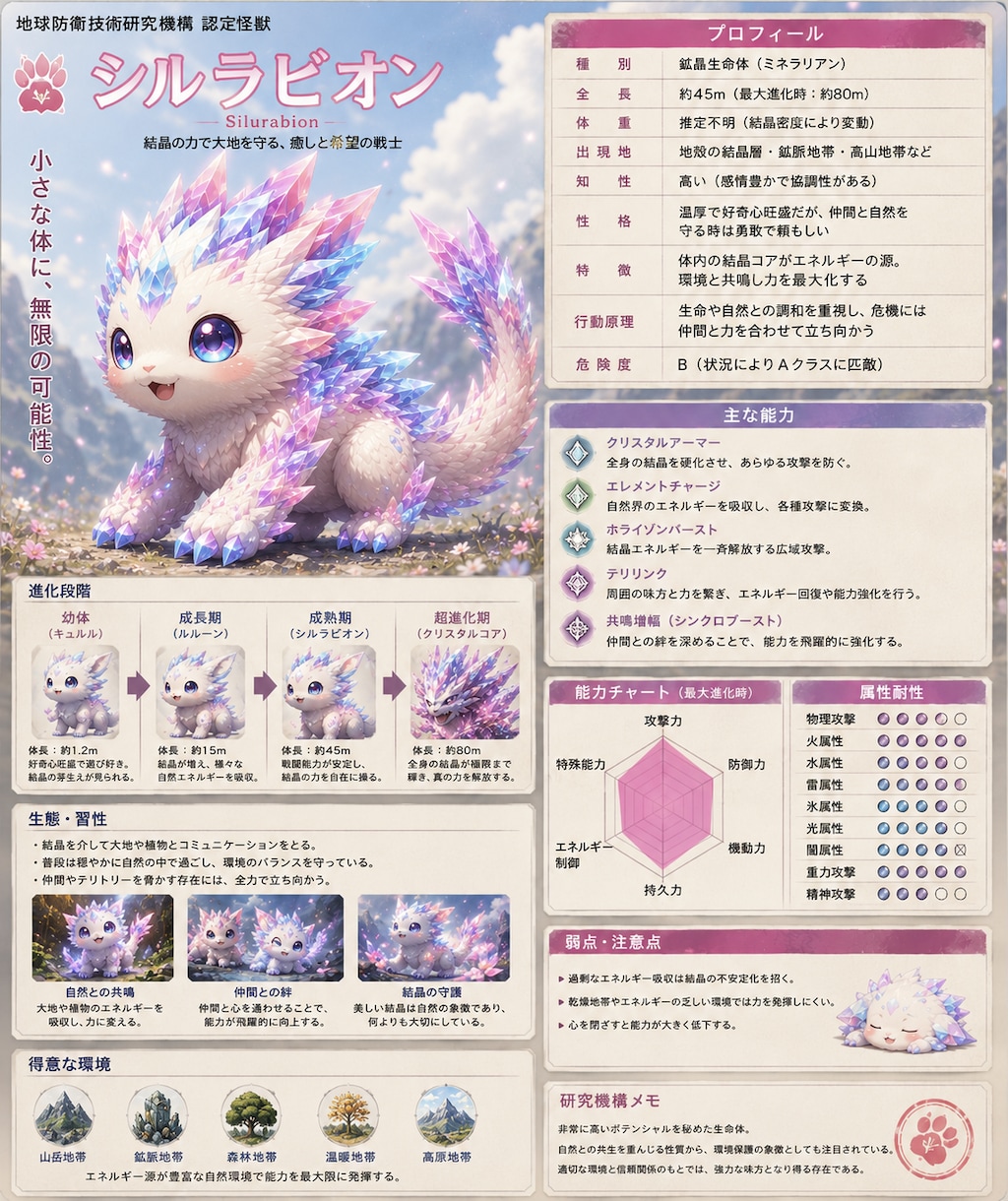 怪獣「シルラビオン」