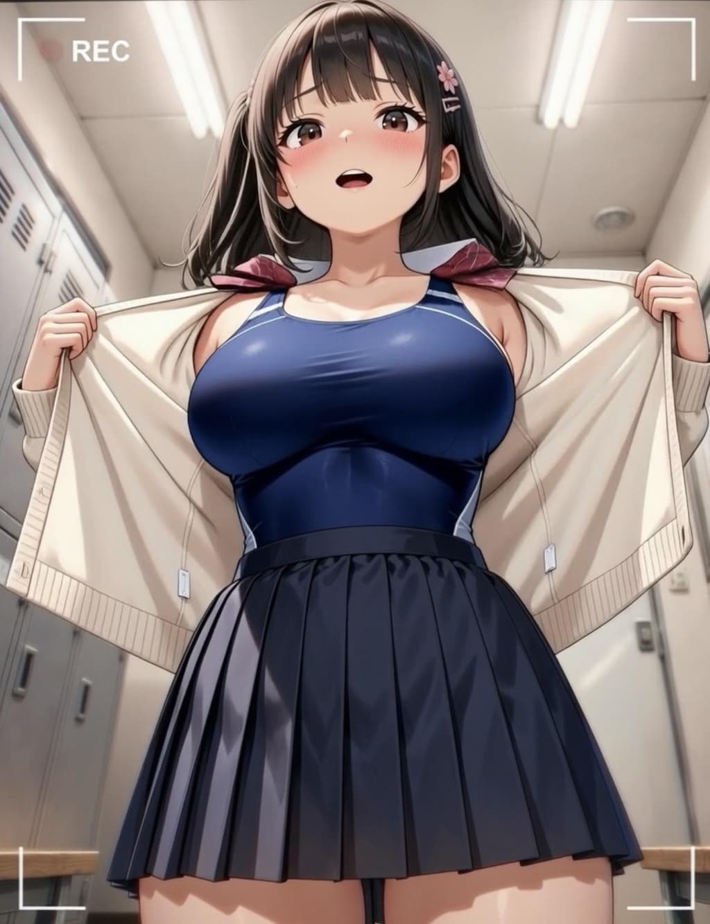へっへ〜ん！今日は撮れ高低いよっ、盗撮魔さん♪