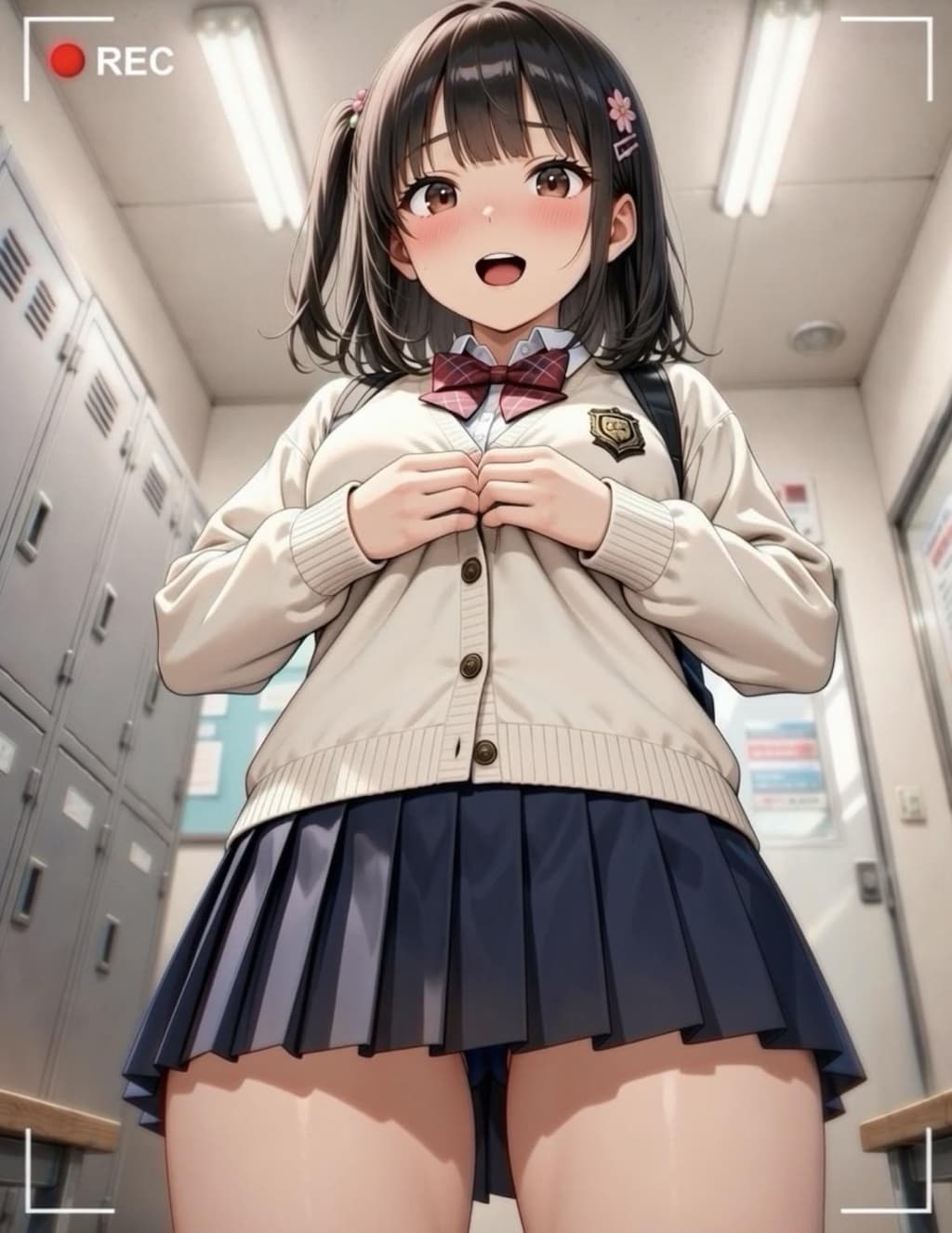 へっへ〜ん！今日は撮れ高低いよっ、盗撮魔さん♪