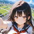 街が見える丘で 2枚目