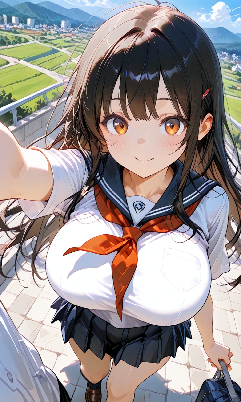 街が見える丘で