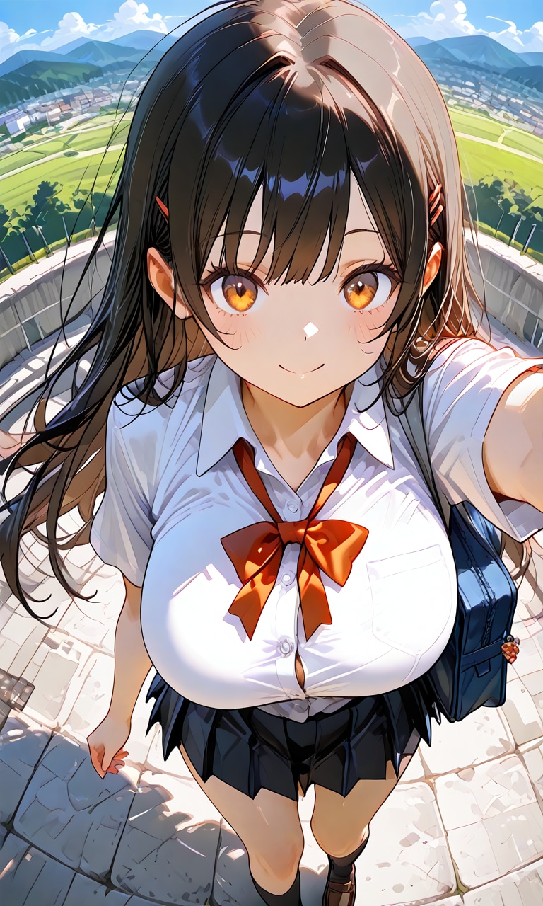 街が見える丘で